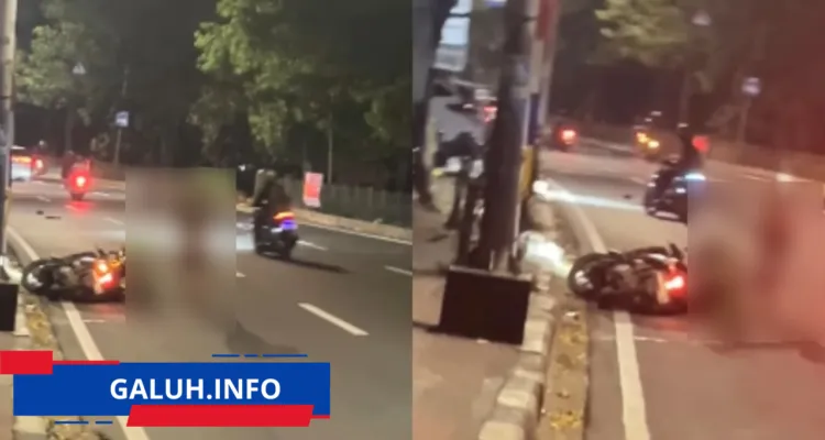 Pria serang pemotor di Lenteng Agung
