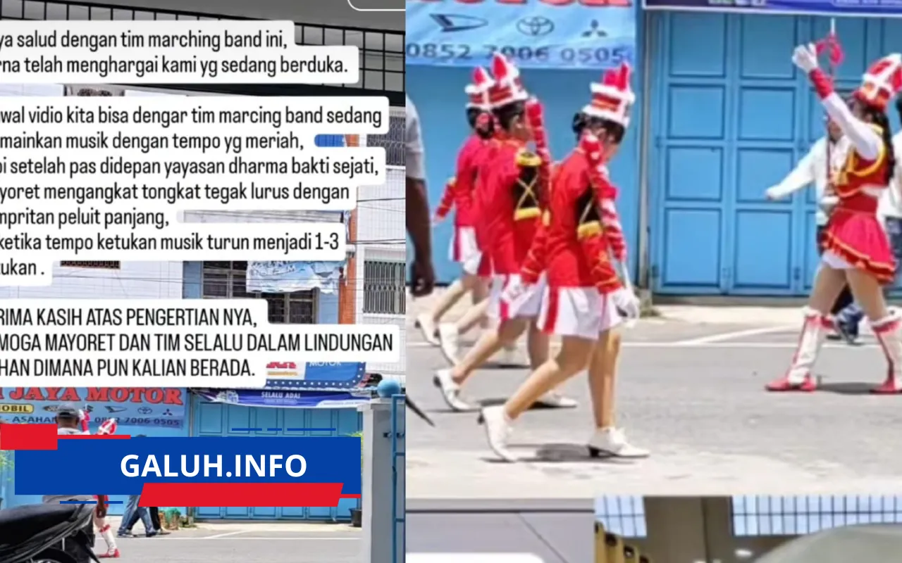 Drumband SMA Diponegoro Kisaran Hentikan Musik Rumah Duka