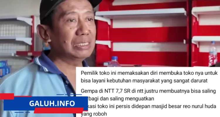 Pemilik Toko Gratiskan Susu Bayi Korban Gempa NTT