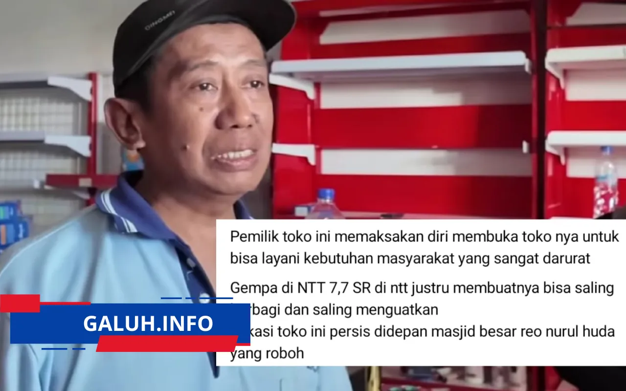 Pemilik Toko Gratiskan Susu Bayi Korban Gempa NTT