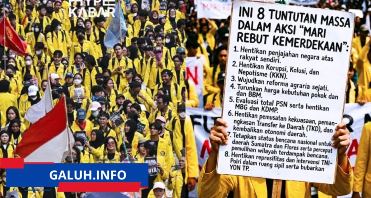 BEM UI demo Bundaran HI 18 Agustus 2026