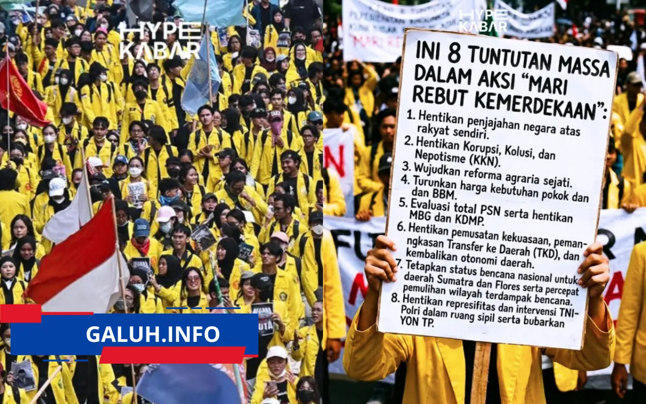 BEM UI demo Bundaran HI 18 Agustus 2026