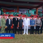 HUT ke-81 RI di Desa Jelat Ciamis, Warga Kompak Ikuti Upacara