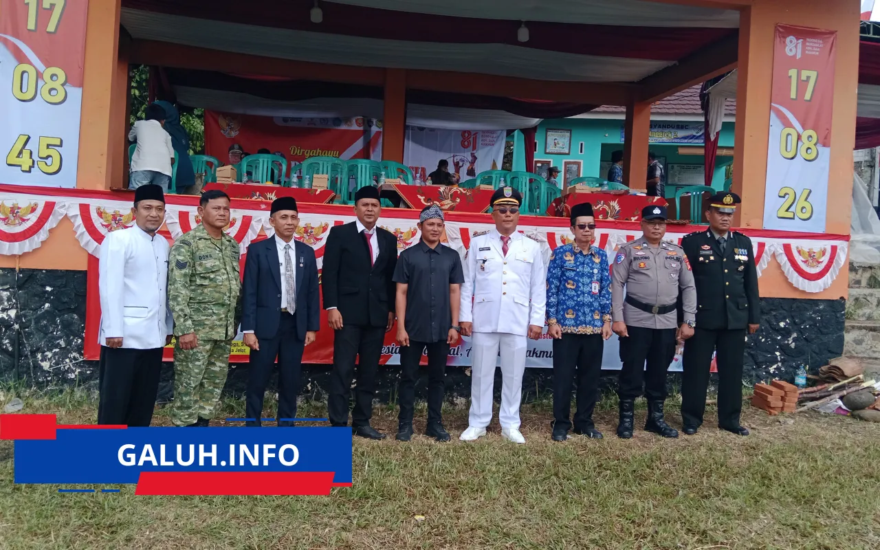 HUT ke-81 RI di Desa Jelat Ciamis, Warga Kompak Ikuti Upacara HUT ke-81 RI di Desa Jelat Ciamis, Warga Kompak Ikuti Upacara