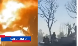 kebakaran kampung adat sade lombok 129 rumah ludes