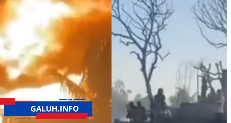 kebakaran kampung adat sade lombok 129 rumah ludes