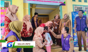 Diskominfo Ciamis Monitoring Pemberian Vitamin A Balita di Posyandu