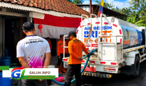 BPBD Ciamis Salurkan 395 Ribu Liter Air Bersih untuk 11.302 Jiwa Terdampak Kekeringan