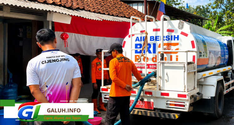 BPBD Ciamis Salurkan 395 Ribu Liter Air Bersih untuk 11.302 Jiwa Terdampak Kekeringan