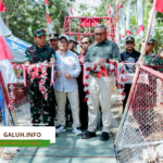 embatan Perintis Garuda yang menghubungkan Sidaharja Pamarican dan Kutawaringin Purwadadi resmi diresmikan.