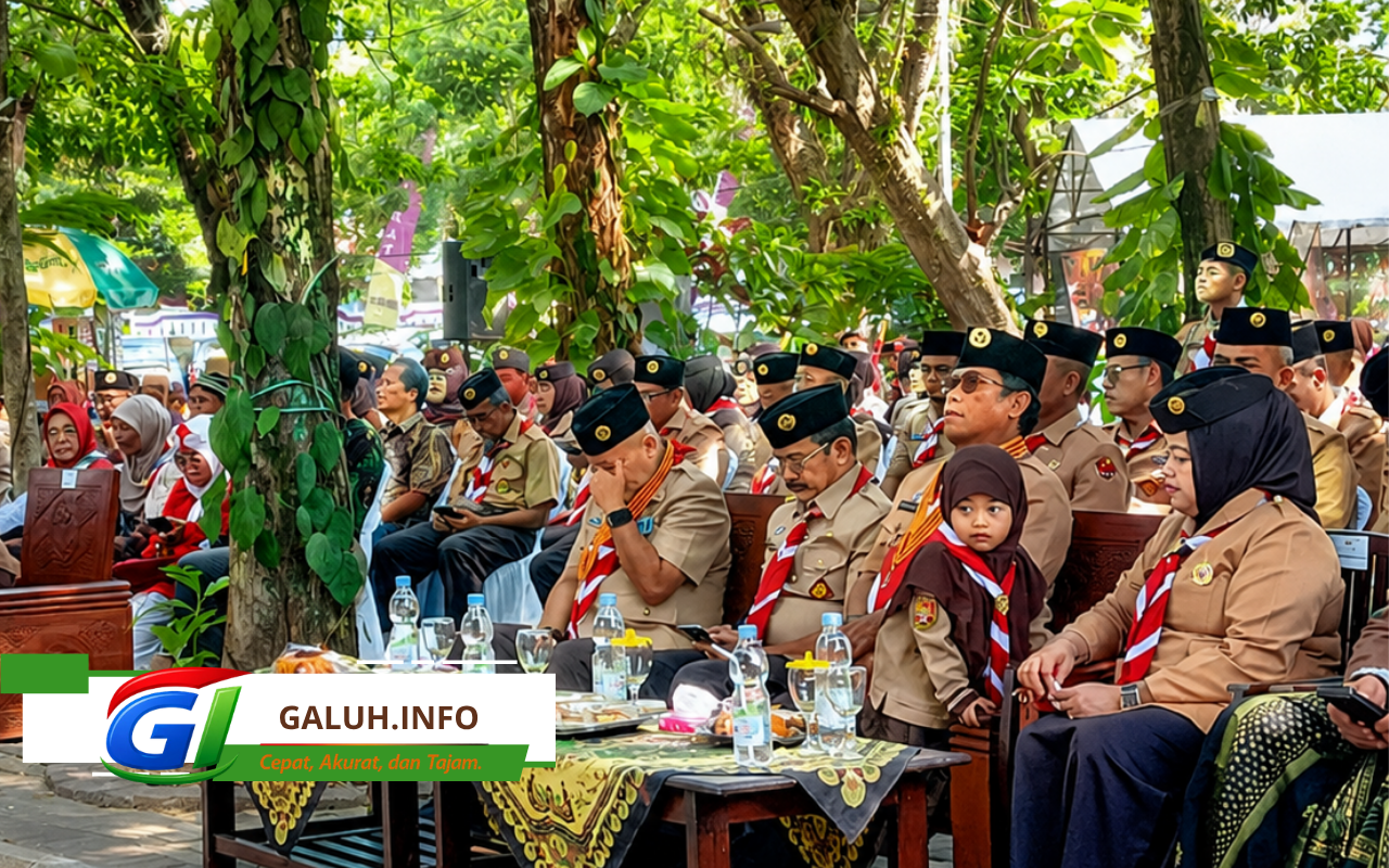 Kwarcab Ciamis menggelar resepsi Hari Pramuka ke-65. Sebanyak 29 pengurus menerima penghargaan