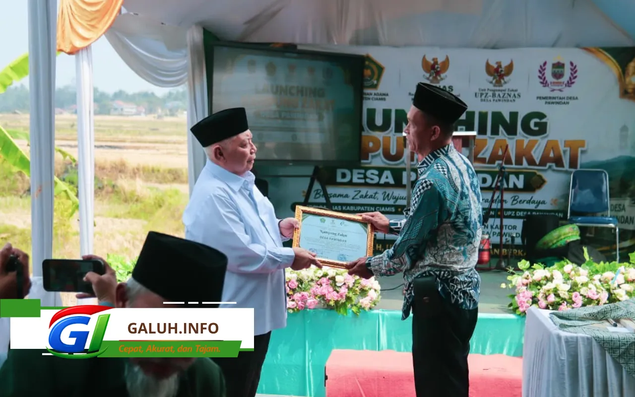 Baznas Ciamis menetapkan Desa Pawindan sebagai Kampung Zakat ke-15.