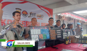 Kapolres Ciamis AKBP Eko Iskandar mengajak masyarakat memerangi narkoba dan miras