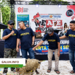 Peringatan HUT RI ke-81 di Desa Linggasari Ciamis berlangsung unik. Karang Taruna