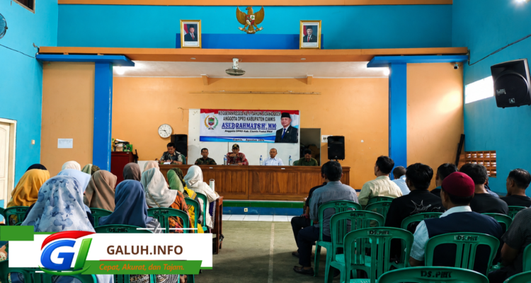 Asep Rahmat anggota DPRD Ciamis Fraksi PAN menyerap aspirasi warga Pamalayan terkait 30 hektare lahan pertanian