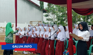 HUT ke-81 RI di Desa Petirhilir Ciamis, Warga Kompak Ikuti Upacara