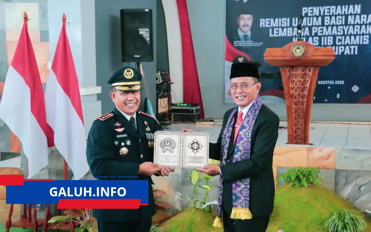 Bupati Ciamis Serahkan Remisi HUT ke-81 RI, 4 Warga Binaan Langsung Bebas