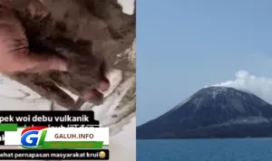 Erupsi Gunung Anak Krakatau memicu hujan abu vulkanik