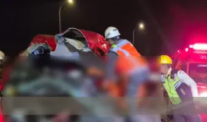 Kecelakaan Hiace vs Truk di Tol Jombang-Mojokerto, 4 Tewas dan 7 Luka