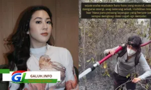 Sherina Munaf turun membantu pemadaman karhutla Sherina Munaf turun membantu pemadaman karhutla
