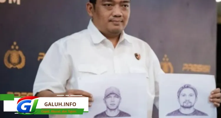 Polda Metro Jaya mengungkap dua sketsa wajah terduga pelaku