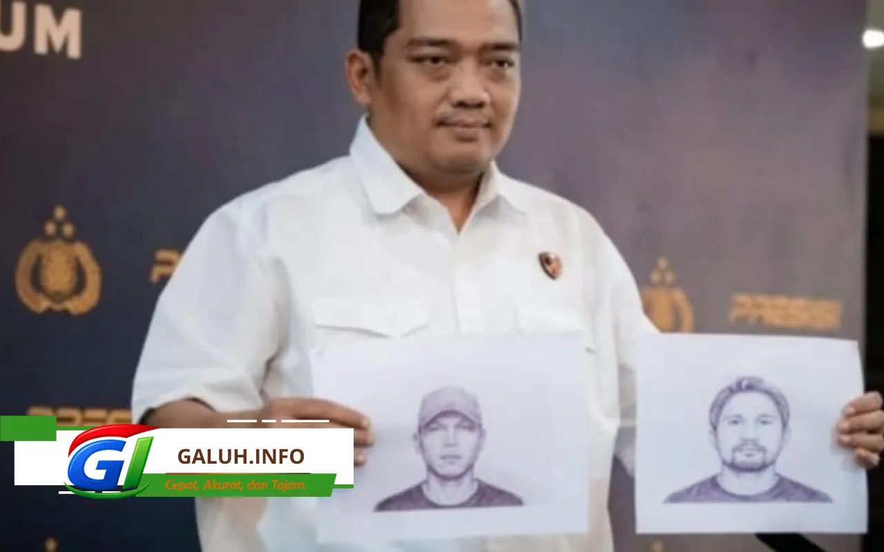 Polda Metro Jaya mengungkap dua sketsa wajah terduga pelaku Polda Metro Jaya mengungkap dua sketsa wajah terduga pelaku