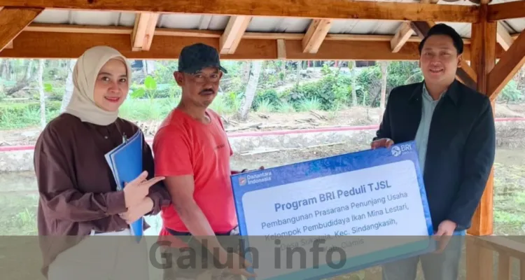BRI Ciamis melalui BRI Peduli membantu Pokdakan Mina Lestari di Sukaraja, BRI Ciamis melalui BRI Peduli membantu Pokdakan Mina Lestari di Sukaraja,