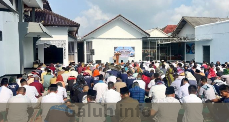 Kemarau Panjang, Petugas dan Warga Binaan Lapas Ciamis Gelar Salat Istisqa