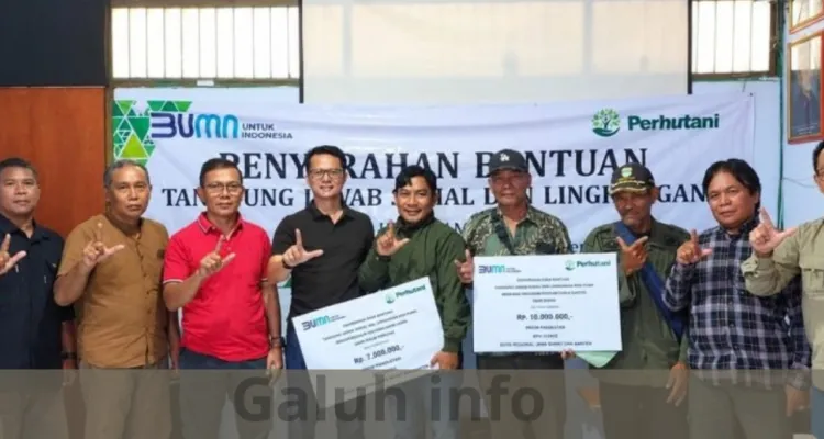 Perhutani KPH Ciamis Salurkan Bantuan TJSL Rp17 Juta untuk Wisata Curug Bojong