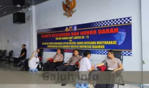 Hari Lalu Lintas ke-71, Satlantas Polres Ciamis Kumpulkan 36 Labu Darah