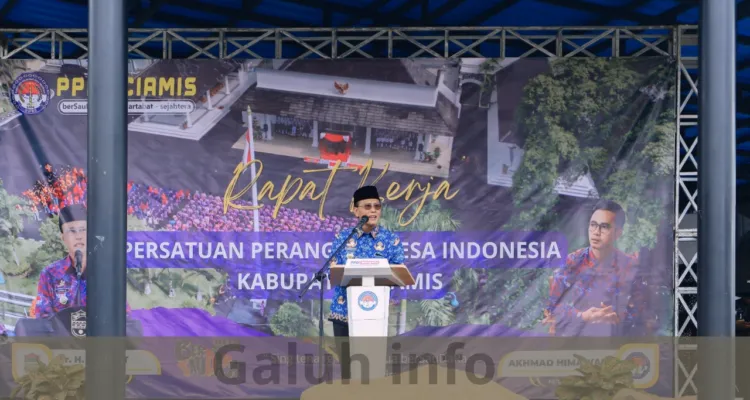 Rakerkab PPDI Ciamis, Bupati Herdiat Dorong Perangkat Desa Perkuat Soliditas dan Pelayanan