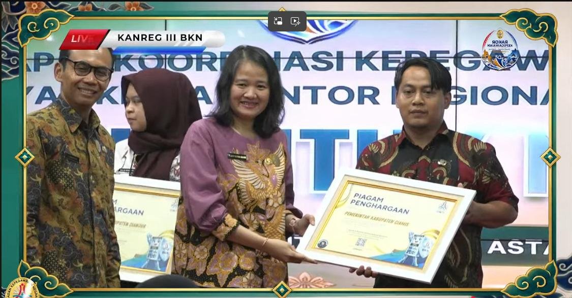 Ciamis Raih Dua Penghargaan BKN 2026, Bukti Pengelolaan ASN Makin Berkualitas Ciamis Raih Dua Penghargaan BKN 2026, Bukti Pengelolaan ASN Makin Berkualitas