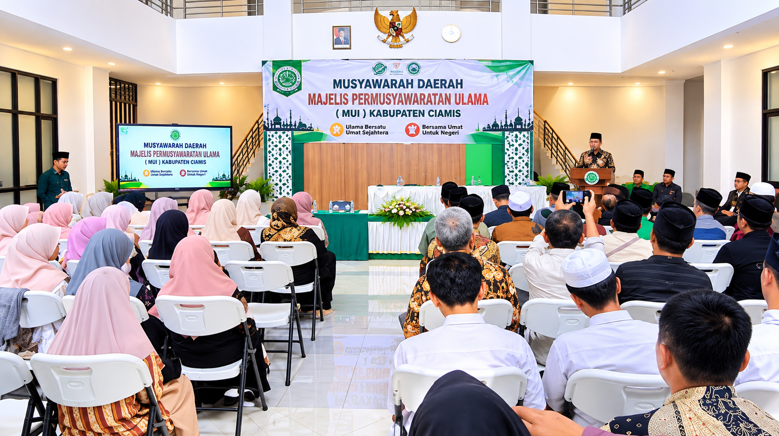 DMI Ciamis menggelar Masjidpreneur Muda yang diikuti 85 peserta untuk mendorong wirausaha muda dan pemberdayaan ekonomi digital berbasis masjid.
